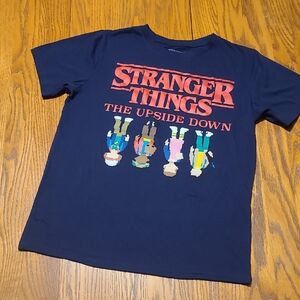 Stranger Things Navy Graphic T-Shirt - Boy's XL